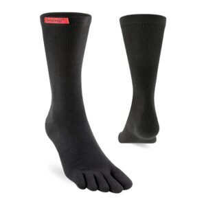 Injinji Sport Original Weight Crew Toe Socks (Black) - Dual