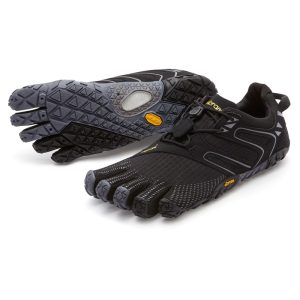 Vibram Fivefingers Womens V-Trail Minimalist Running Shoes (Black/Grey)