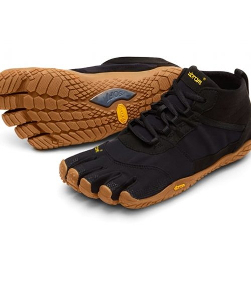 Vibram Fivefingers Womens V-TREK Running Shoes (Black/Gum)