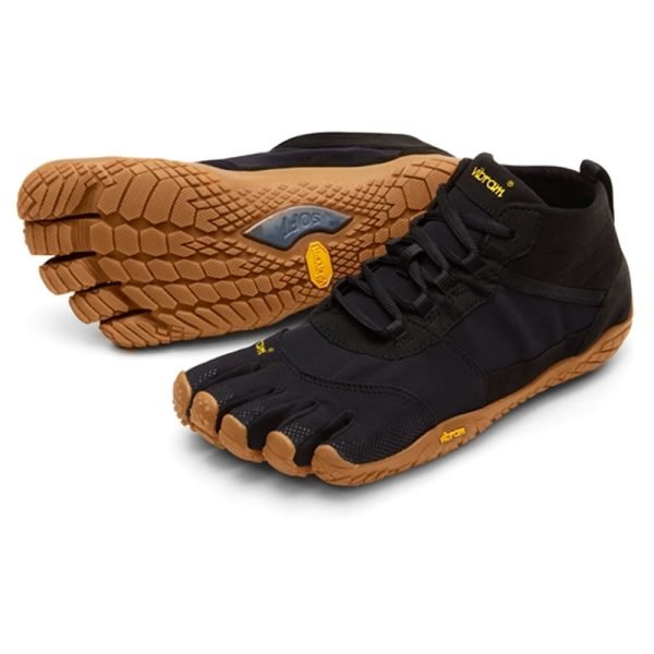 Vibram Fivefingers Womens V-TREK Running Shoes (Black/Gum)