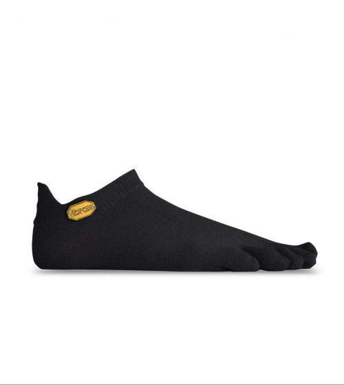 Vibram 5TOE Athletic No Show Toe Socks (Black)