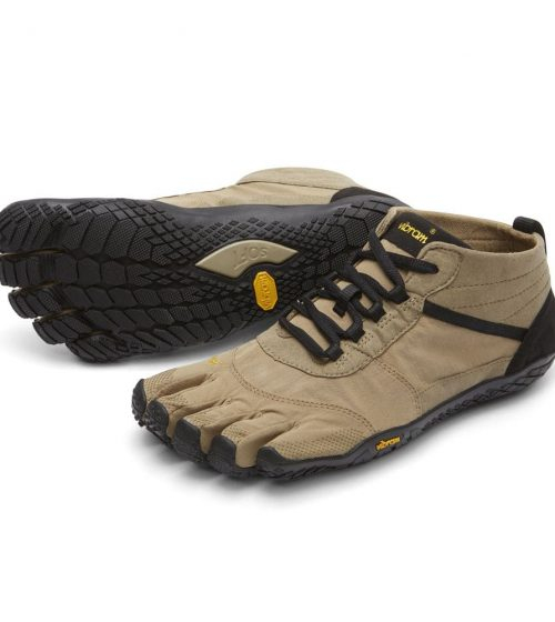 Vibram FiveFingers Mens V-Trek Outdoor Minimalist Shoes (Khaki/Black)