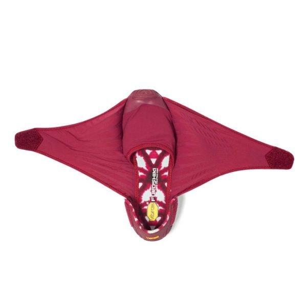 Vibram Womens Furoshiki Wrapping Sole Shoes (Beet Red) - open