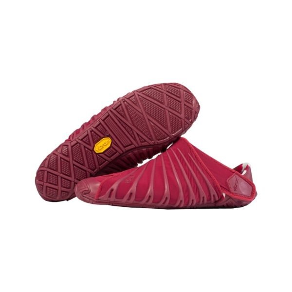 Vibram Womens Furoshiki Wrapping Sole Shoes (Beet Red)
