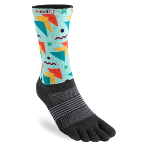 Injinji Womens Trail Midweight Crew Toe Socks (Legend)