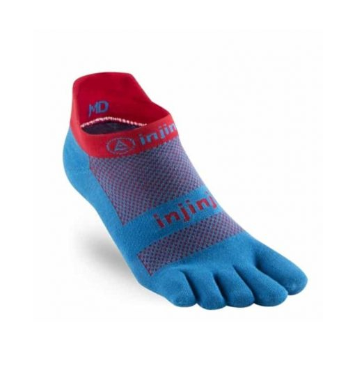 Injinji RUN Lightweight No-Show Running Toe Socks (Superhero)