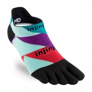 Injinji RUN Lightweight No-Show Running Toe Socks (Levels)
