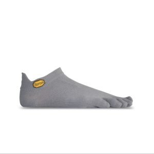 Vibram 5TOE Athletic No Show Toe Socks (Grey)