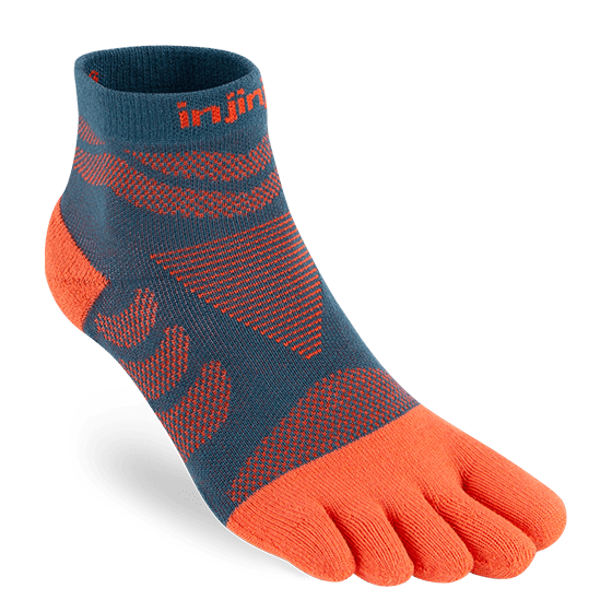 Injinji Womens Ultra Run Mini Crew Toe Running Socks (Dew)