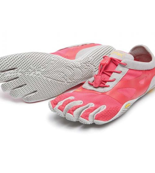 Vibram FiveFingers Womens KSO EVO Minimalist Running Shoes (Pink/Grey)