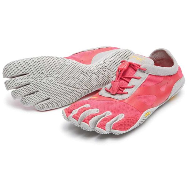 Vibram FiveFingers Womens KSO EVO Minimalist Running Shoes (Pink/Grey)