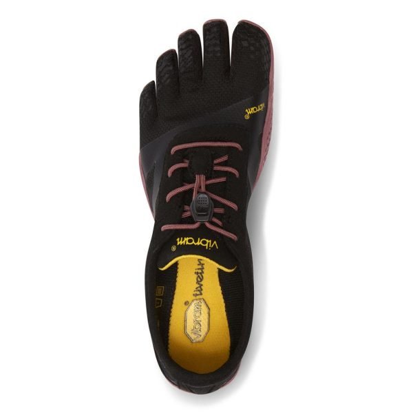 Vibram FiveFingers Womens KSO EVO Minimalist Running Shoes (Black/Rose) - Top