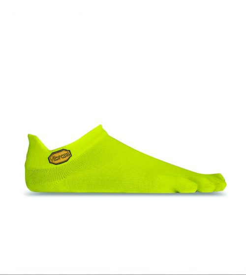 Vibram 5TOE Athletic No Show Toe Socks (Yellow)
