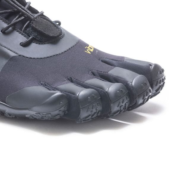 Vibram FiveFingers Mens V-ALPHA Minimalist Shoe - Black - Toes