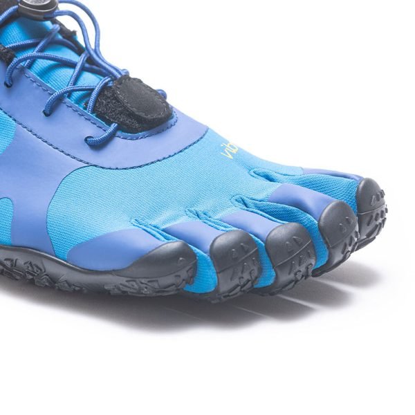 Vibram FiveFingers Mens V-ALPHA Minimalist Shoe - Blue/Black - Toes