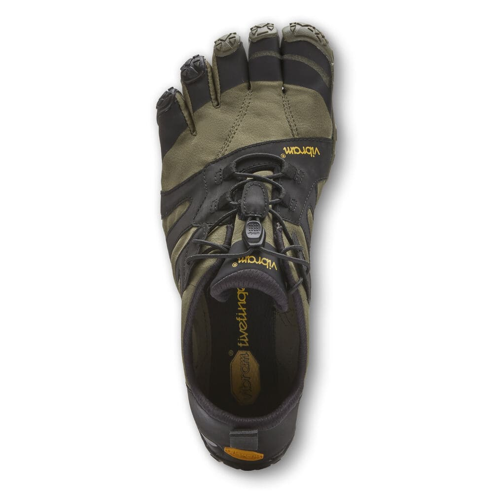 Vibram FiveFingers Mens V-TRAIL 2.0 Minimalist Trail Shoe - Ivy/Black - Top