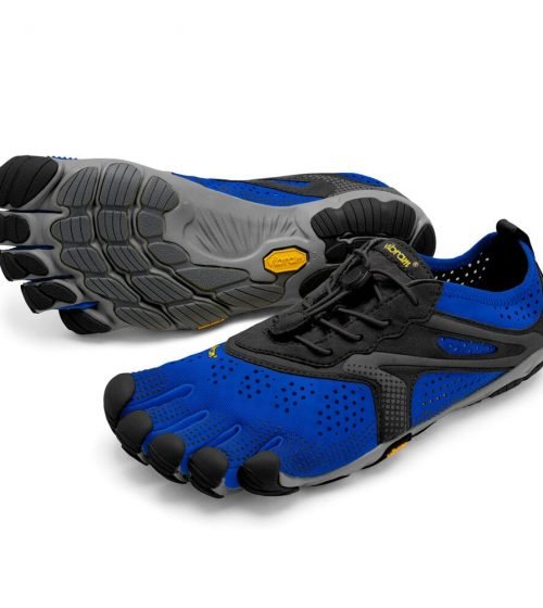 Vibram FiveFingers Mens V-RUN Minimalist Running Shoe - Blue/Black