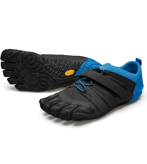 Vibram FiveFingers Mens V-TRAIN 2.0 Minimalist Training Shoe - Black/Blue