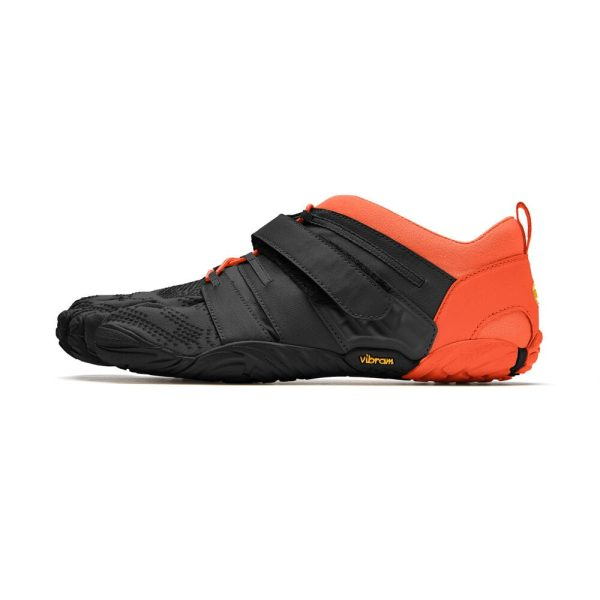 Vibram FiveFingers Mens V-TRAIN 2.0 Minimalist Training Shoe - Black/Orange - Side