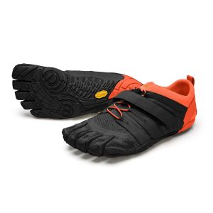 Vibram FiveFingers Mens V-TRAIN 2.0 Minimalist Training Shoe - Black/Orange