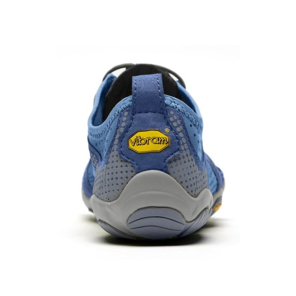 Vibram Fivefingers Womens V-RUN Minimalist Running Shoes - Blue/Blue - Back