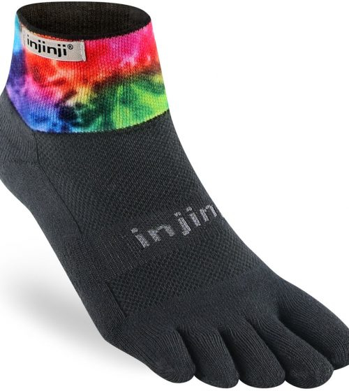 Injinji Trail Midweight Mini-Crew Running Toe Socks - Breezy