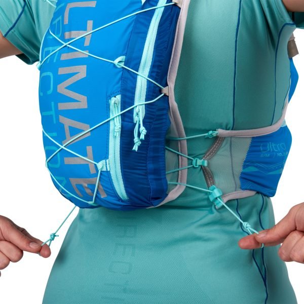 Ultimate Direction Ultra Vesta 5.0 - Running Vest for Women - Signature Blue - Model Adjustments