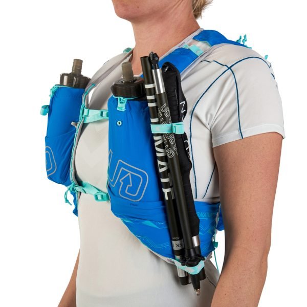 Ultimate Direction Ultra Vesta 5.0 - Running Vest for Women - Signature Blue - Model Storage