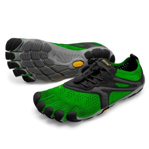 Vibram FiveFingers Mens V-RUN Minimalist Running Shoe - Green/Black