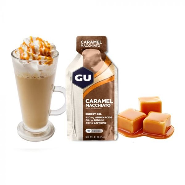 GU Energy Gels - Caramel Macchiato - 32g / 100 Calories