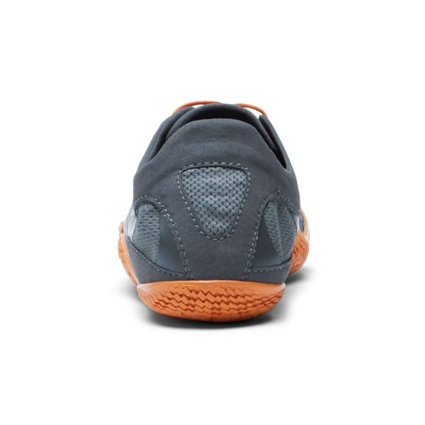 Vibram FiveFingers Mens KSO EVO Minimalist Running Shoes - Grey/Orange - Back