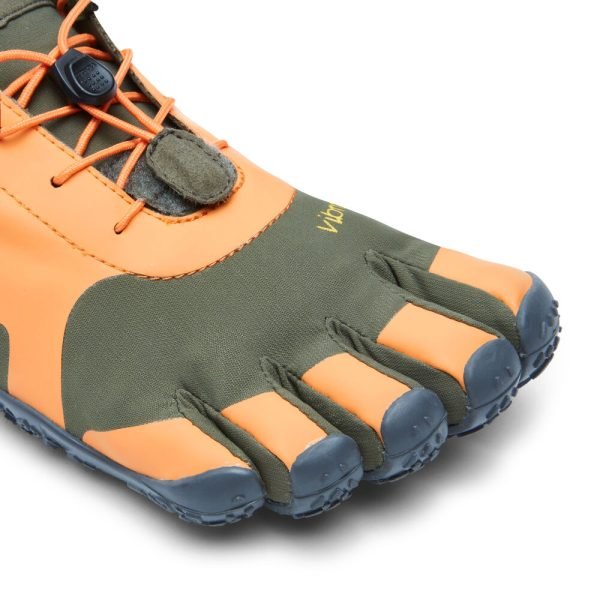 Vibram FiveFingers Mens V-ALPHA Minimalist Shoe - Military Orange - Toes