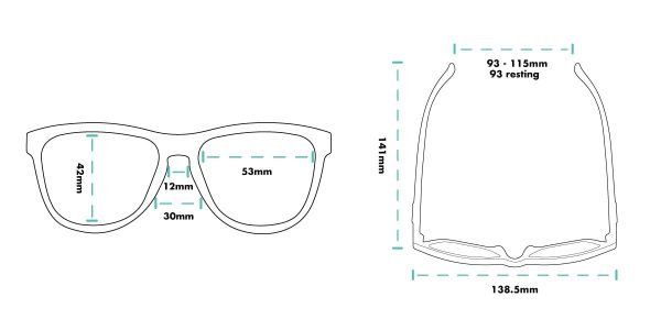 Goodr Sunglasses - Frame Info