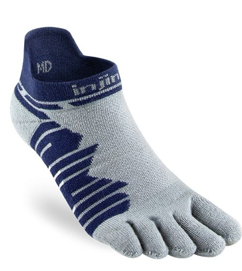 Injinji Ultra Run No-Show Running Toe Socks (Cobalt)