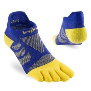 Injinji Womens Ultra Run No-Show Toe Running Socks (Empire) - Dual