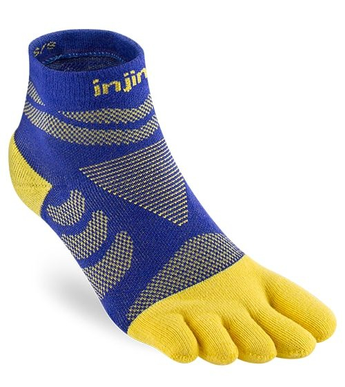 Injinji Womens Ultra Run Mini Crew Toe Running Socks (Empire)