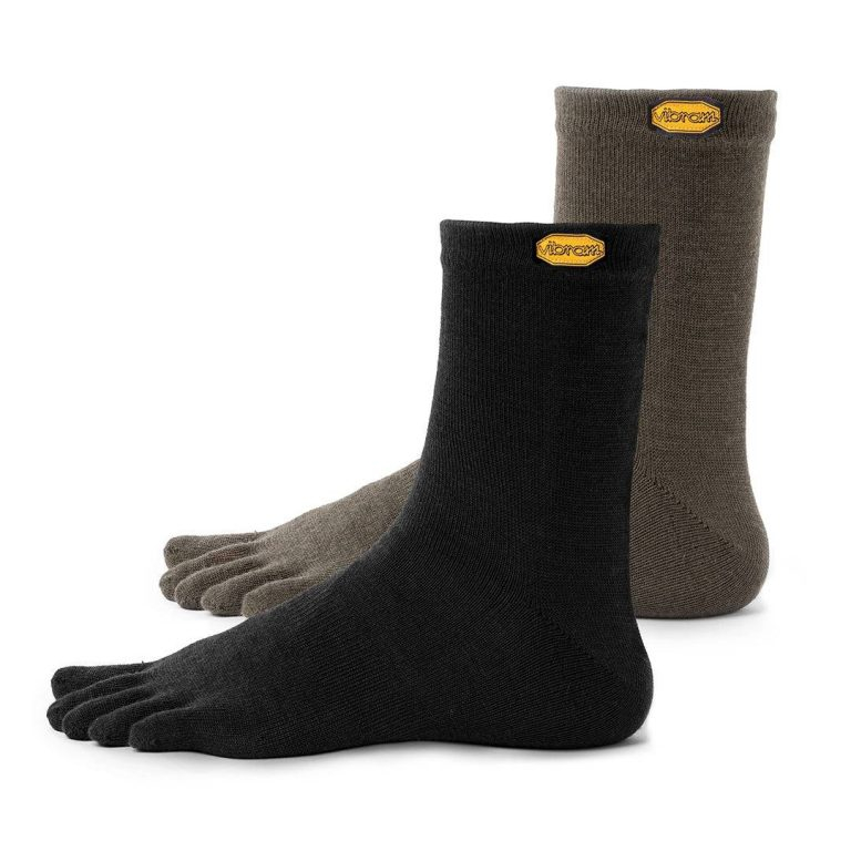 Chaussettes Orteil Injinji Toe Sport Légères Cachées – Noir Large – Neuves