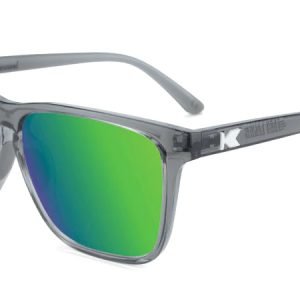 Knockaround Sunglasses - Fast Lanes Sport - Clear Grey/Green Moonshine - Polarised