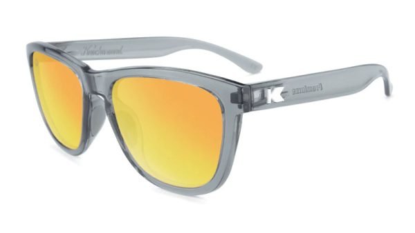 Knockaround Sunglasses - Premium Sport - Clear Grey / Sunset - Polarised