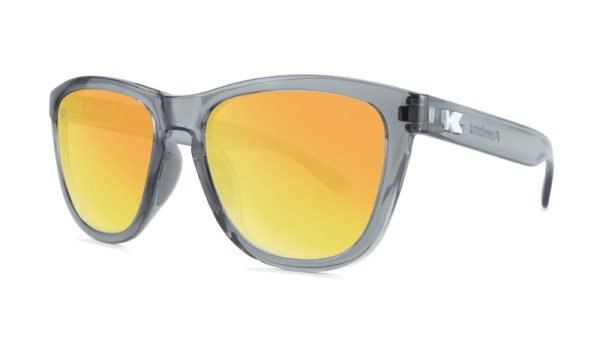 Knockaround Sunglasses - Premium Sport - Clear Grey / Sunset - Polarised - Side