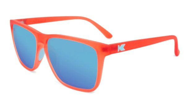 Knockaround Sunglasses - Fast Lanes Sport - Fruit Punch / Aqua - Polarised