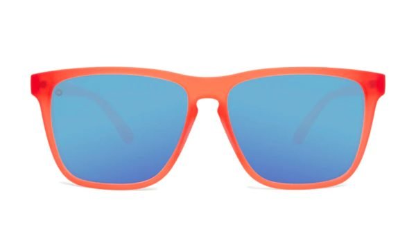 Knockaround Sunglasses - Fast Lanes Sport - Fruit Punch / Aqua - Polarised - Front