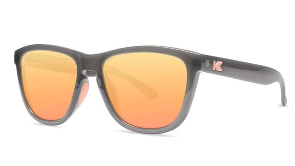 Knockaround Sunglasses - Premium Sport - Jelly Grey / Peach - Polarised