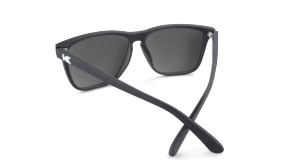 Knockaround Sunglasses - Fast Lanes Sport - Black / Smoke - Polarised - Back