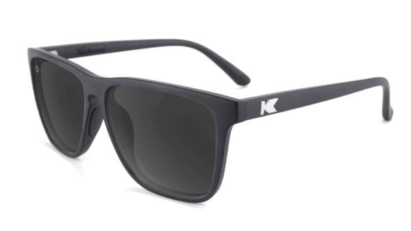 Knockaround Sunglasses - Fast Lanes Sport - Black / Smoke - Polarised