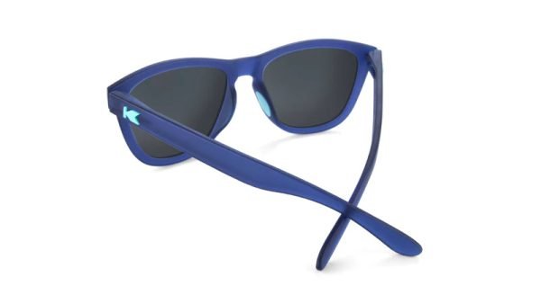 Knockaround Sunglasses - Premium Sport - Rubberised Navy / Mint - Polarised - Back
