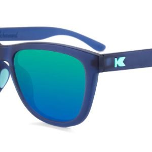 Knockaround Sunglasses - Premium Sport - Rubberised Navy / Mint - Polarised