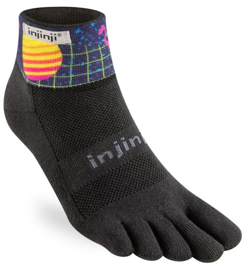 Injinji Trail Midweight Mini-Crew Running Toe Socks (Palm)