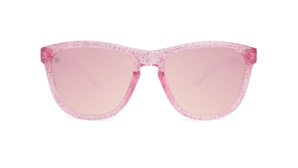 Knockaround Sunglasses - Kids - Pink Sparkle - Polarised - Front