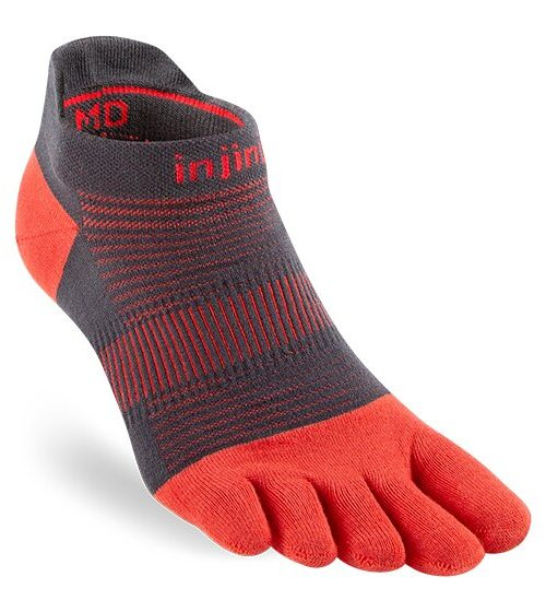 Injinji RUN Lightweight No-Show Running Toe Socks SS23 (Spice)